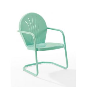 Crosley Furniture - Griffith Chair in Aqua - CO1001A-AQ
