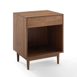 Crosley Furniture - Liam Record Storage End Table Walnut - CF1117-WA