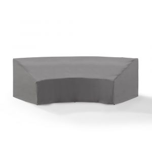 Crosley Furniture - Outdoor Catalina Round Sectional Furniture Cover Gray - CO7505-GY