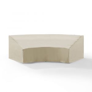 Crosley Furniture - Outdoor Catalina Round Sectional Furniture Cover Tan - CO7505-TA