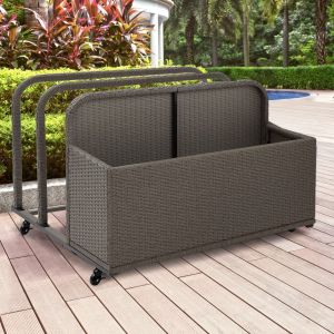 Crosley Furniture - Palm Harbor Outdoor Wicker Float Caddy - CO7303-WG
