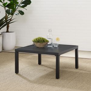 Crosley Furniture - Piermont Outdoor Metal Sectional Coffee Table Matte Black - CO6321-MB