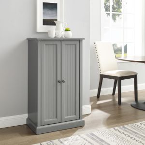 Crosley Furniture - Seaside Accent Cabinet Distressed Gray - CF3106-GY
