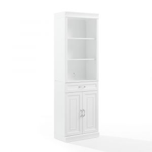 Crosley Furniture - Stanton Storage Bookcase White - KF33037WH