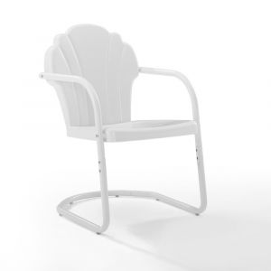 Crosley Furniture - Tulip 2 Piece Outdoor Chair Set White - CO1029-WH