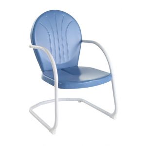 Crosley Furniture - Griffith Metal Chair in Sky Blue Finish - CO1001A-BL