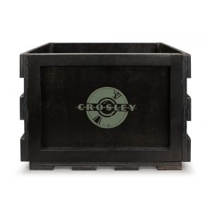 Crosley Radio - Vinyl Record Storage Crate In Black - AC1004A-BK