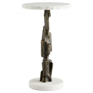 Cyan Design - Amida Side Table in Bronze in White - 11442