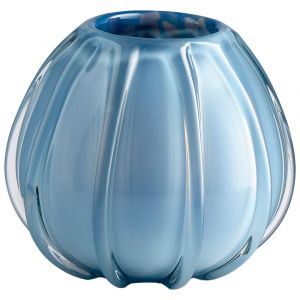 Cyan Design - Artic Chill Vase in Blue - Medium - 09195