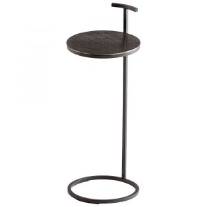 Cyan Design - Audrey Side Table in Antique Brass and Black - 10730