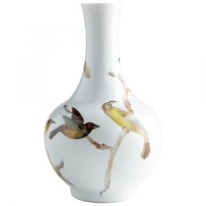 Cyan Design - Aviary Vase in White - Large - 06471