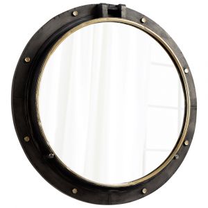 Cyan Design - Barrel Mirror in Canyon Bronze and Gold - 08456