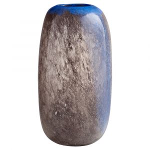 Cyan Design - Bluesposion Vase in Black and Blue - Small - 11258