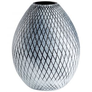 Cyan Design - Bozeman Vase in Frosted Grey - Large - 11095
