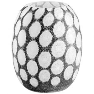 Cyan Design - Brunson Vase in Brown and White - Large - 11068