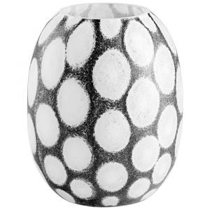 Cyan Design - Brunson Vase in Brown and White - Small - 11067