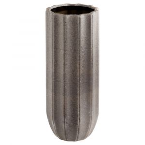 Cyan Design - Brutalist Vase in Grey - Large - 11189