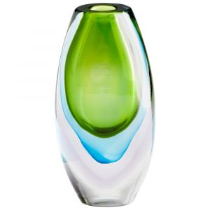 Cyan Design - Canica Vase in Blue and Green - Small - 10023