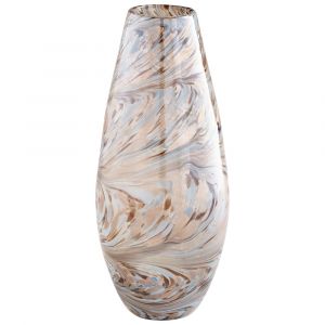 Cyan Design - Caravelas Vase in Metallic Sand Swirl - Large - 09647