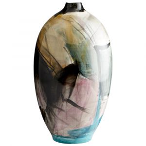 Cyan Design - Carmen Vase #2 in Multi Colored Blue - 09885