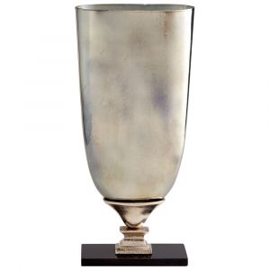 Cyan Design - Chalice Vase in Verdi Platinum Glass - Large - 09767