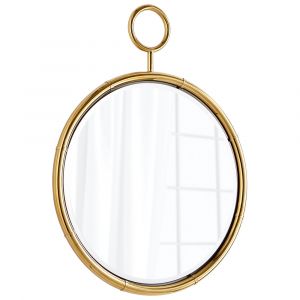 Cyan Design - Circular Mirror in Brass - 08588