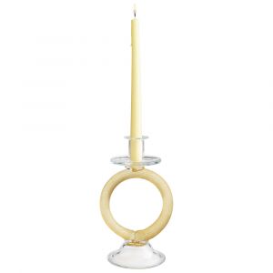 Cyan Design - Cirque Candleholder in Amber - Large - 06701 - CLOSEOUT