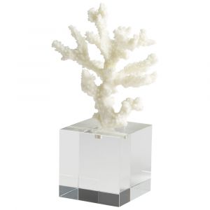 Cyan Design - Cordelia Sculpture in White and Clear - Small - 09122
