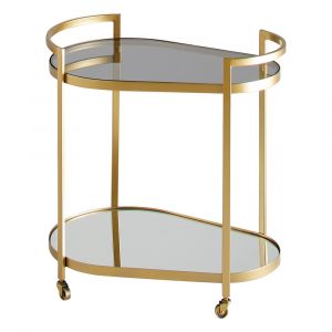 Cyan Design - Cosmo Bar Cart in Gold - 11437
