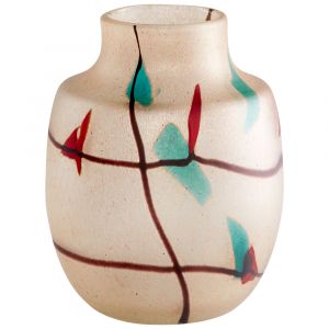 Cyan Design - Cuzco Vase in Amber - Small - 10859