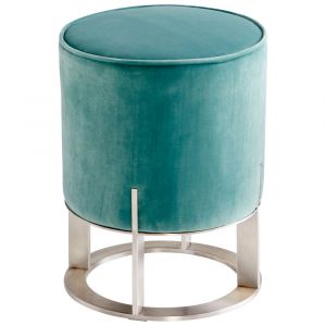 Cyan Design - Danato Ottoman in Brushed Stainless Steel - 09594 - CLOSEOUT