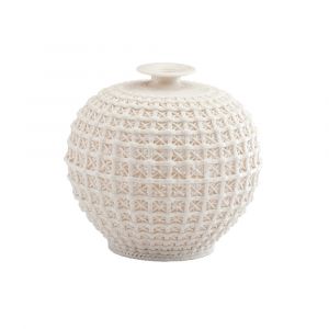 Cyan Design - Diana Vase in Matte White - Small - 04440