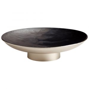 Cyan Design - Dual Tone Plate in Matt and Black Pearl - Small - 10690