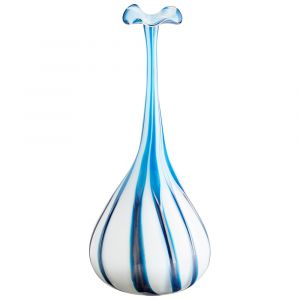 Cyan Design - Dulcet Vase in Blue and White - Large - 10026