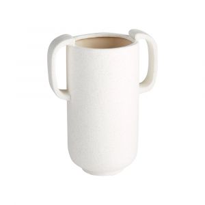 Cyan Design - Dusty Miller Vase in White - Large - 11191