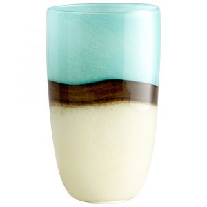 Cyan Design - Earth Vase in Turquoise - Large - 05874