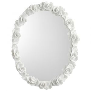 Cyan Design - Gardenia Mirror in White - 10498