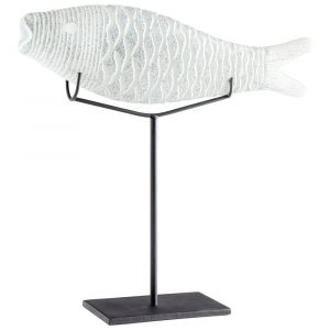 Cyan Design - Grouper Sculpture in Clear and Frosted - Large - 10036