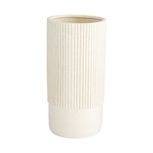 Cyan Design - Harmonica Vase in White - Large - 11199