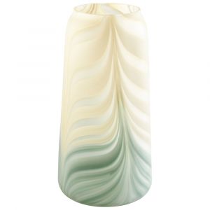 Cyan Design - Hearts Of Palm Vase in Yellow and Green - Large - 09533
