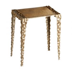 Cyan Design - Imprint Side Table in Antique Brass - 11328