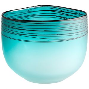Cyan Design - Kapalua Vase in Blue and White - Small - 10893