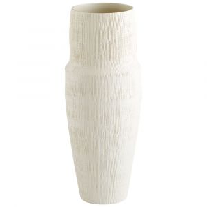 Cyan Design - Leela Vase in White - Small - 10921