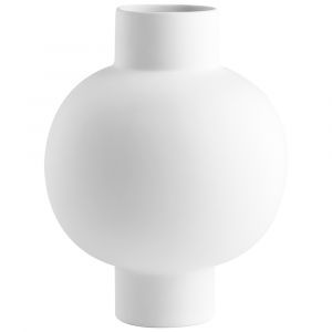 Cyan Design - Libra Vase in White - Medium - 10917