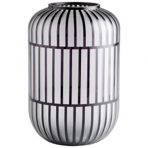 Cyan Design - Lined Up Vase in Black - Extra Large - 10872