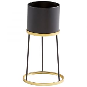 Cyan Design - Liza Planter in Gold and Black - Small - 11038