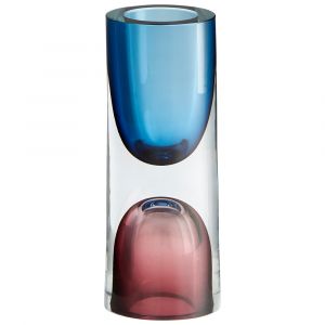 Cyan Design - Majeure Vase in Purple and Blue - Medium - 10019