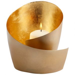 Cyan Design - Mars Candleholder in Brass - Medium - 08118