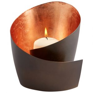Cyan Design - Mars Candleholder in Copper - Small - 08117