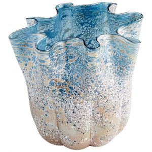 Cyan Design - Meduse Vase in Blue - Medium - 10878